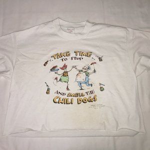 Vintage Chili Dog Cropped Tee